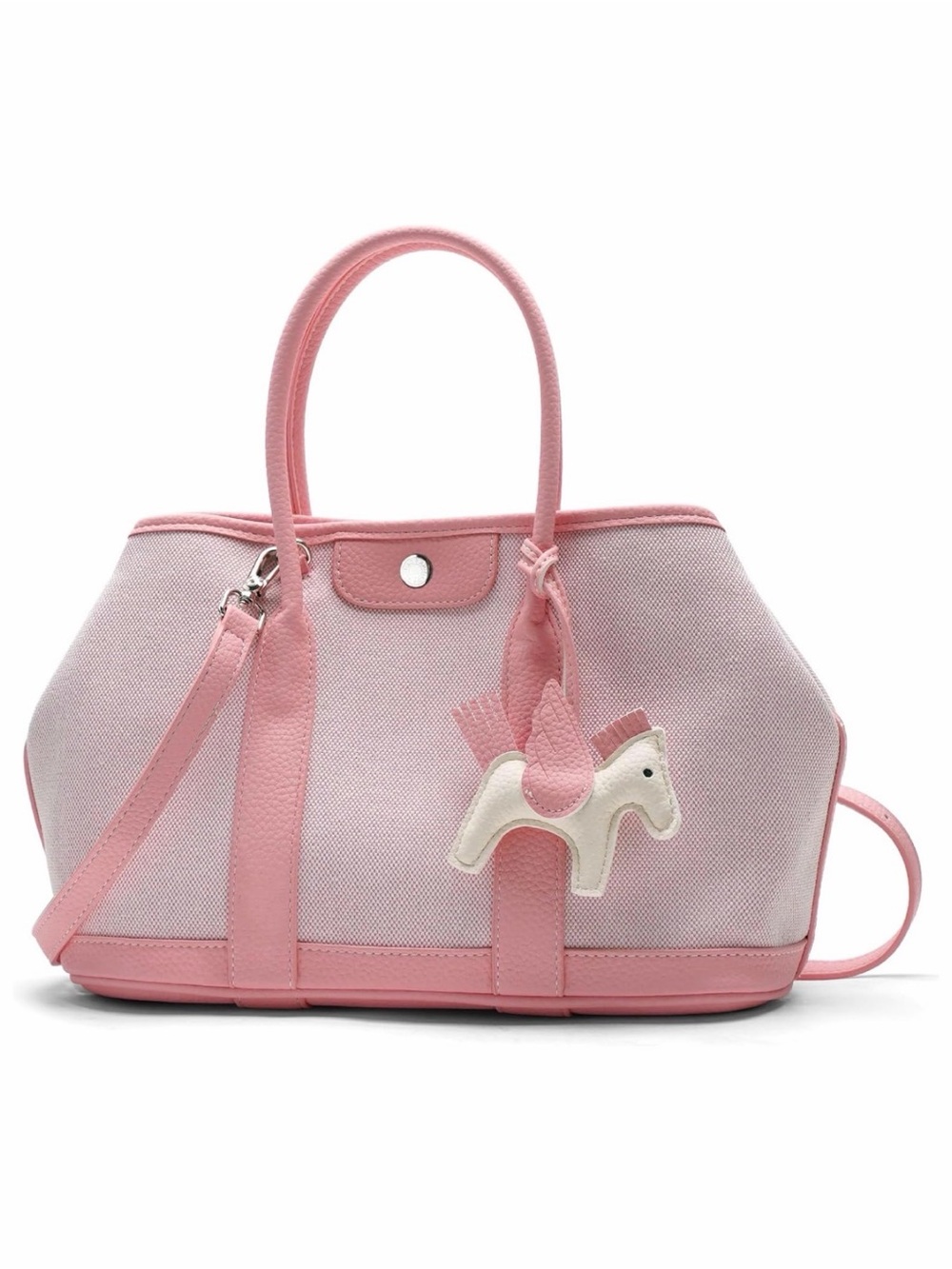 SUMMERTIME MUST! Mini Canvas Garden Party- Pink- Hermes Style